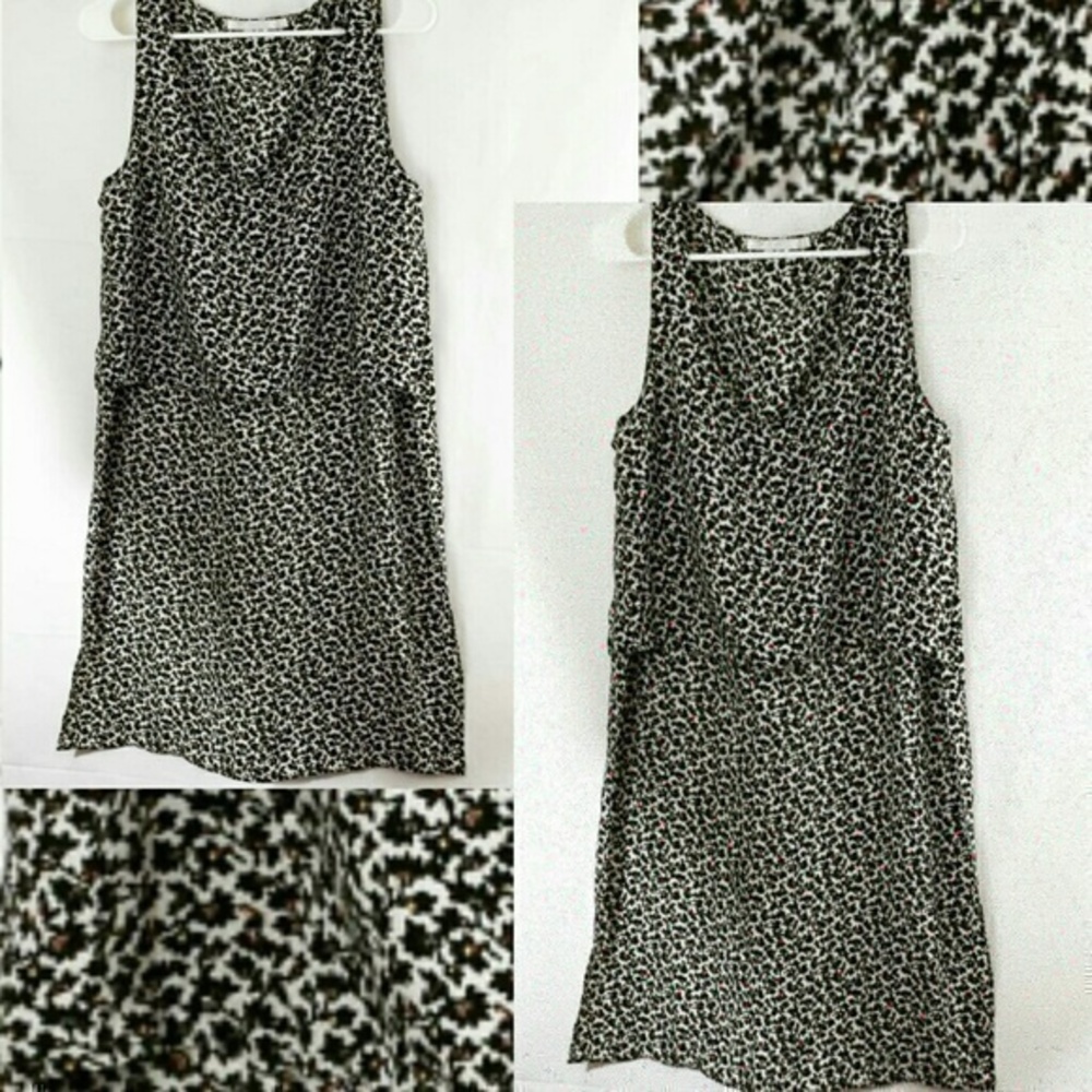 Zara Trafaluc Leafy Print Hi-Lo Tank Tunic… - Picture 1 of 3
